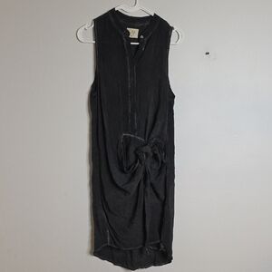 Tina Jo NORDSTROM Side Tie Black Sleeveless Dress Size Small